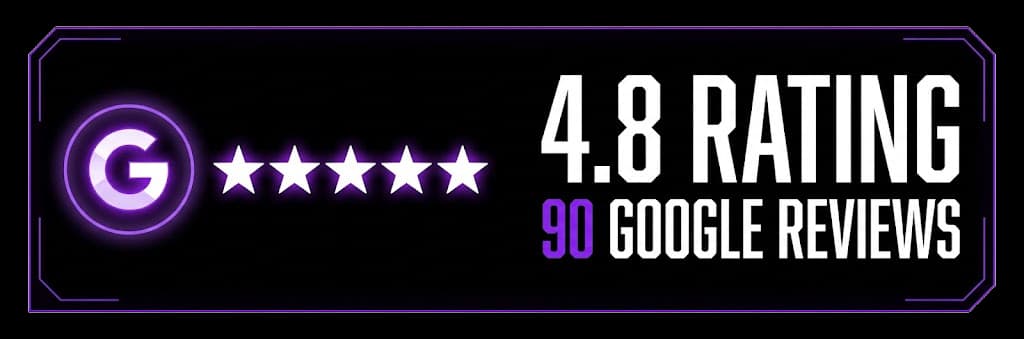 Google rating: 4.8 out of 5 stars from 90 reviews